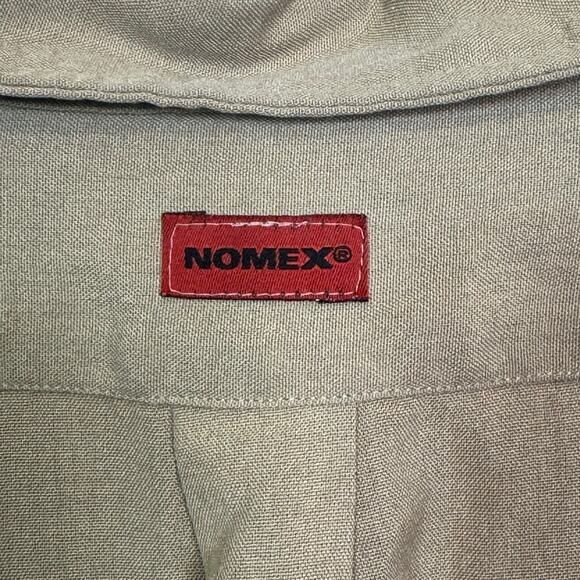 Bulwark Protective Apparel Tan Size XXL Button Up Nomex FR Shirt - Picture 8 of 8